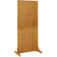 vidaXL Sichtschutz 180,5 cm Braun Massivholz 1 St.