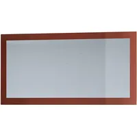 Vladon Spiegel, Bordeaux, Rechteckig, 110x52x2 cm, Spiegel, Wandspiegel