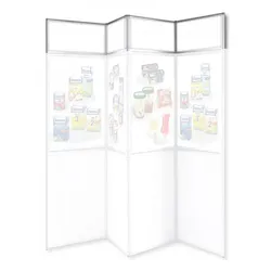 Faltdisplay Blendenreihe 4-tlg. für Faltdisplays Zahnkranzprofil