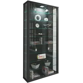 VCM Vitrine Vitrosa Maxi 59 x 18 x 114,3 cm Schwarz