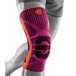 Bauerfeind Kniebandage (leichte Kompression, schützt vor Überlastung) pink - 1 Stück