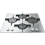 Hotpoint PH 631MS (WH)/HA Kochfeld Edelstahl Integriert Gaskochfeld 4 Zone(n)