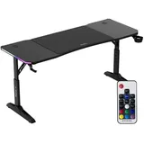 huzaro Gaming-Tisch Hero 4,6 RGB Schwarz