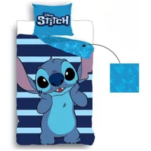 Lilo & Stitch Bettwäsche für kleine Fans Blaues Design Wendebettwäsche