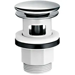 Hansgrohe Push Open Ablaufgarnitur 50105000 chrom, glasfaserverstärkter Kunststoff