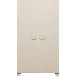 WOOOD Mehrzweckschrank »Noah Stauraumschrank, Dielenschrank«, mit Kleiderstange, H 200 cm x B 110 cm WOOOD Weiß