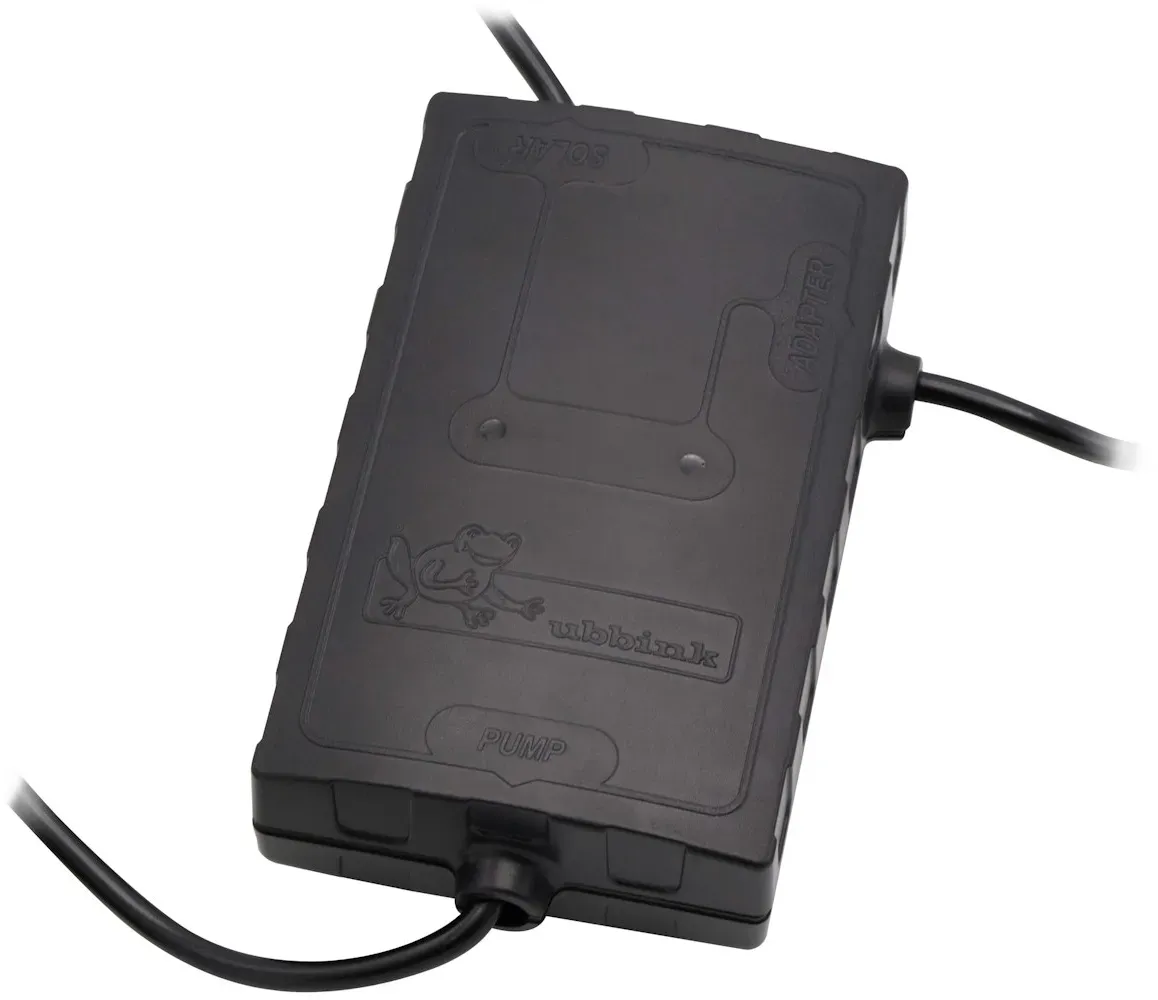 Ubbink Solar-/Stromwechselregler (Air Solar® 600, SolarMax® 600/1000-Pumpen) Schwarz