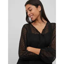 VILA VIEDEE L/S TOP - NOOS schwarz XS