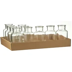 Mica Decorations Skipp Flasche glas - h12,5xd7cm