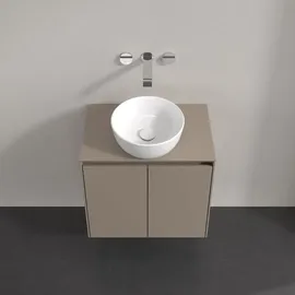 Villeroy & Boch Waschtischunterschrank 2 Türen 60 x 54,8 x 38 cm Taupe