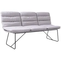 KAWOLA Esszimmerbank, Hellgrau, 178x90x68 cm, Esszimmer, Bänke, Sitzbänke