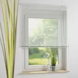 LIEDECO Aluminium-Jalousie 40 x 160 cm Weiß