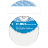 Herma CD-/DVD-Papierhüllen mit Fenster 100 Stücke weiß (1140)
