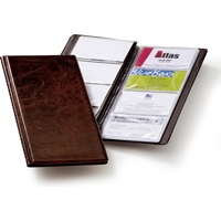 Durable Durable, Kartenaufbewahrung, Visitenkartenbuch 25x12 cm braun
