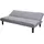 Mendler Schlafsofa Stoff 2-Sitzer Grau