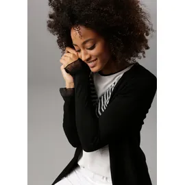 Aniston SELECTED Cardigan schwarz 40