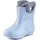 Ladeheid Eva Kinder Jungen Mädchen Gummistiefel Regenschuhe gefüttert Regenstiefel Gummischuhe LA-CA-04 (Hellblau, 32/33 Eu) - 32/33