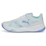 Puma Accelerate Turbo Nitro Ii W+ Hallen-Pumps, Puma White Elektro Purple Light Aqua, 38.5 EU