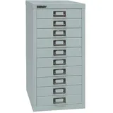 BISLEY MultiDrawer Schubladenschrank 27,9 x 38 x 59 cm silber