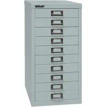 BISLEY MultiDrawer Schubladenschrank 27,9 x 38 x 59 cm silber