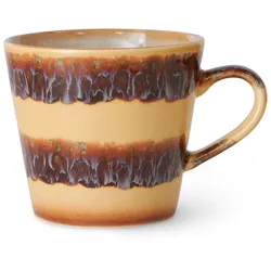 HKliving - 70's Cappuccino Tasse 300 ml, cliffs