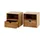 KAWOLA Hängenachtschrank FATY 2-tlg. 1 Schublade 1 x 40 x 30 cm Beige