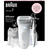 Braun Silk-épil 7, Epilierer Damen / Haarentferner für langanhaltende Haarentfernung, inkl. Bikinitrimmer (Haartrimmer Intimbereich), Made in Germany, 7-241,