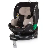 Chipolino i-Size Kindersitz Maximus (40 - 150 cm) Isofix Stützbein 360° drehbar beige