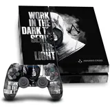 Head Case Designs Offizielle Zugelassen Assassin's Creed Half Erbschaft Typographie Vinyl Haut Gaming Aufkleber Abziehbild kompatibel mit Sony PlayStation 4 PS4 Console & DualShock 4 Controller Bundle