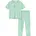 Badeanzug UV-Schutz Shirt 1/1-Arm Surfbrett Palme m Legging Grün 62/68