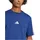 Adidas Essentials 3-Streifen Single Jersey T-Shirt Dark Blue / White XS