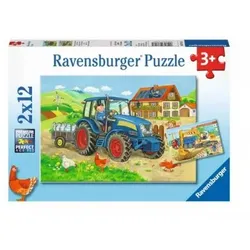 Paket Kinderpuzzles Multi Puzzles Baustelle Und Bauernhof versch. Ausführungen