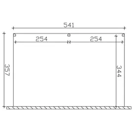 SKANHOLZ Monza 541 x 357 cm anthrazit