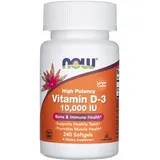 NOW Foods Vitamin D3 10.000 IU (240 Weichkapseln)