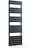 Blumfeldt Badheizkörper 600 x 1800 mm 890 W schwarz Mittelventil