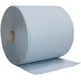 Nordvlies Putztuchrollen Basic-Line 2-lagig blau, 1.000 Blätter, 2 Rollen