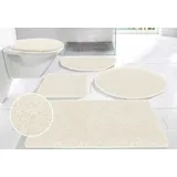 MY HOME Badematte »Porto, sehr feiner Flor«, rutschhemmend beschichtet, fußbodenheizungsgeeignet-schnell trocknend-strapazierfähig, Badteppich, waschbar, Badematten auch als 3 teiliges Set erhältlich, beige