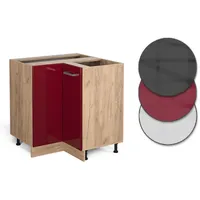 Vicco Eckunterschrank R-Line 75,6 x 46 x 81,6 cm Rot