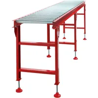 DEMA Rollbahn Metall 3 m x 56 cm x 89 cm verzinkt 400 kg Tragkraft