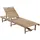 furnicato Garten-Sonnenliege 200 x 65 x 87 cm Creme