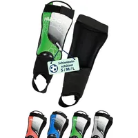 Hudora Schienbeinschützer mit Knöchelschutz, grün, Gr. L