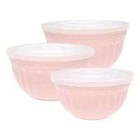 GREENGATE Schüssel 3er Set Alice aus Kunststoff rosa