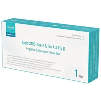 EUROPAPA Influenza-Schnelltest Corona + Influenza A/B 3in1 Schnelltest, 1-tlg., Zuhause, Einzelverpackt, Schnelles Ergebnis, einfache Handhabung, hohe Genauigkeit