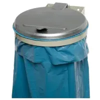 VAR Abfallsammler 120 l Silber