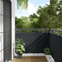 VidaXL Balkon-Sichtschutz Anthrazit 400x90 cm PVC