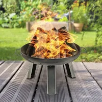 Hi Feuerschale Quadro Ø 37 cm Metall