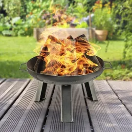 Hi Feuerschale Quadro Ø 37 cm Metall