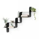 Umbra Wandregal 2er Set Schwarz