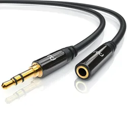 Primewire 3,5-mm-Klinke Audio-Kabel, AUX,  HiFi Audio Klinkenkabel / Verlängerungskabel - 7,5m