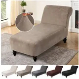 Sunicol Stuhlhusse Smat, Armlose Chaiselongue Abdeckung, Liegesessel Stuhlbezug, Relaxliege Deluxe Stuhlbezüge, Stretch, Anti-Rutsch